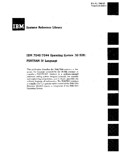 IBM C28-6329-2 FORTRANIV  IBM 7040 C28-6329-2_FORTRANIV.pdf