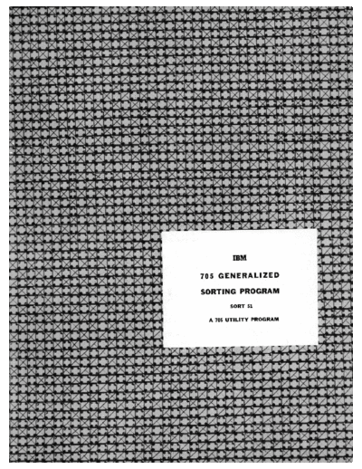 IBM 32-6831 705 Generalized Sorting Pgm 1956  IBM 705 32-6831_705_Generalized_Sorting_Pgm_1956.pdf
