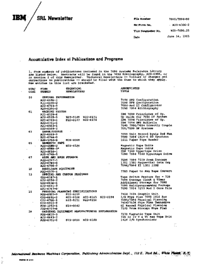 IBM N28-6306-2 7090 Pub Softw Index Jun65  IBM 7090 N28-6306-2_7090_Pub_Softw_Index_Jun65.pdf