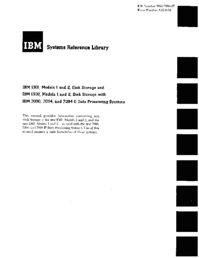 IBM A22-6785 1301 1302 on 709x  IBM 7090 A22-6785_1301_1302_on_709x.pdf