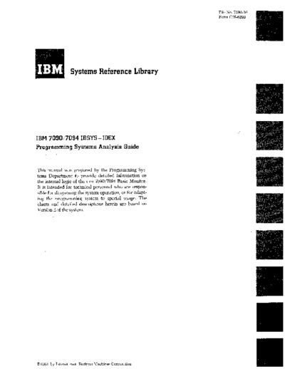 IBM C28-6299 IBSYS PgSyAn Feb63  IBM 7090 C28-6299_IBSYS_PgSyAn_Feb63.pdf