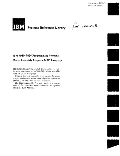 IBM C28-6311-2 7090 MAP  IBM 7090 C28-6311-2_7090_MAP.pdf