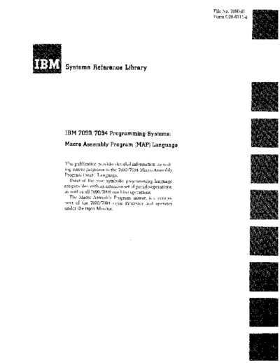 IBM C28-6311-4 MAP Oct64  IBM 7090 C28-6311-4_MAP_Oct64.pdf
