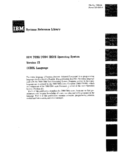 IBM C28-6391-0 v13 COBOL  IBM 7090 C28-6391-0_v13_COBOL.pdf