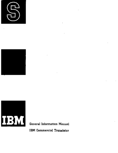IBM F28-8043 CommercialTranslatorGenInfMan Ju60  IBM 7090 F28-8043_CommercialTranslatorGenInfMan_Ju60.pdf