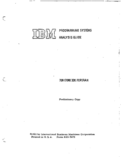 IBM R23-9673-FortranAnalysisGuide 1961  IBM 7090 R23-9673-FortranAnalysisGuide_1961.pdf