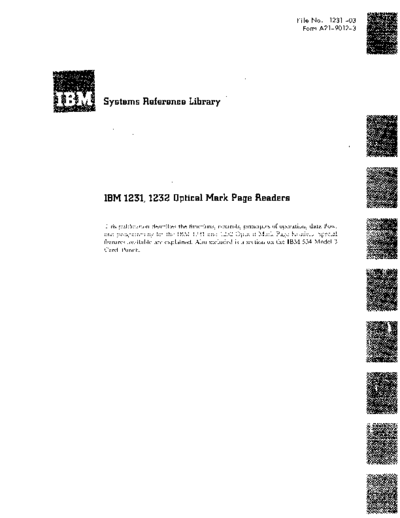 IBM A21-9012-3 1231 opticalRdr 1963  IBM 140x A21-9012-3_1231_opticalRdr_1963.pdf