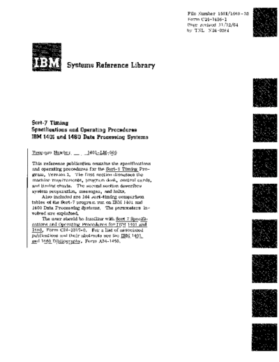 IBM C24-1456-1 1401 sort7  IBM 140x C24-1456-1_1401_sort7.pdf
