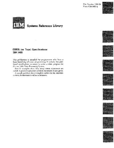 IBM C24-1492-2 1401 tapeCobol  IBM 140x C24-1492-2_1401_tapeCobol.pdf