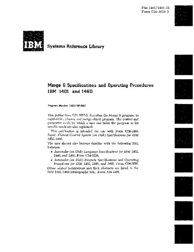 IBM C24-3053-3 1401 merge6  IBM 140x C24-3053-3_1401_merge6.pdf