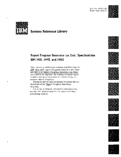 IBM C24-3261-0 RPG on Disk Specifications Sep64  IBM 140x C24-3261-0_RPG_on_Disk_Specifications_Sep64.pdf