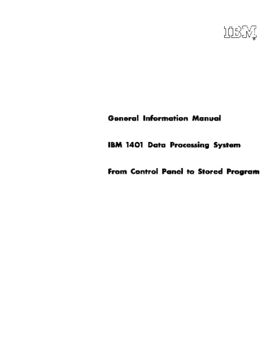 IBM F20-208 1401 GenInfo1959  IBM 140x F20-208_1401_GenInfo1959.pdf
