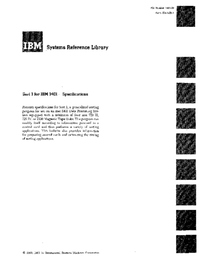 IBM J24-1422-1 1401sort1  IBM 140x J24-1422-1_1401sort1.pdf
