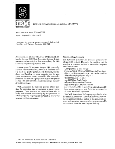 IBM J24-1434-2 autocoderSpec 61  IBM 140x J24-1434-2_autocoderSpec_61.pdf