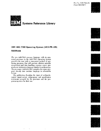 IBM C28-0328-1 1410 Fortran  IBM 1410 C28-0328-1_1410_Fortran.pdf