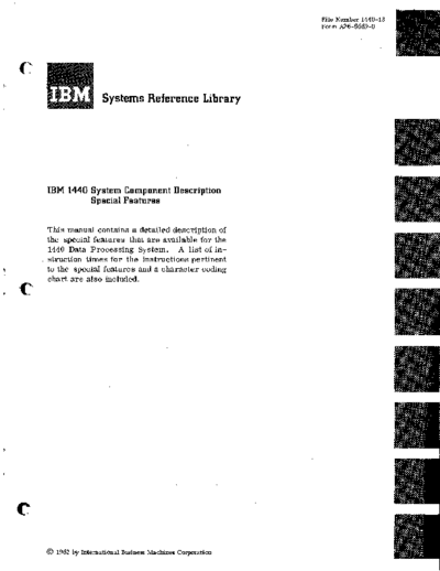 IBM A26-5669-0 1440 Special Features 1962  IBM 144x A26-5669-0_1440_Special_Features_1962.pdf