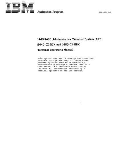 IBM H20-0185-1 1440 ATS termOpe  IBM 144x H20-0185-1_1440_ATS_termOpe.pdf