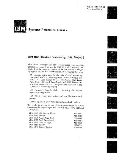 IBM A26-5706-3 1620model1cpu  IBM 1620 A26-5706-3_1620model1cpu.pdf