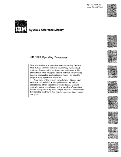 IBM GA26-5753-1 1800 Operating Procedures Jan70  IBM 1800 GA26-5753-1_1800_Operating_Procedures_Jan70.pdf