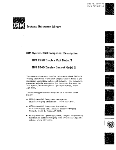 IBM A27 2721-0 2250mod3Descr  IBM 2250 A27_2721-0_2250mod3Descr.pdf
