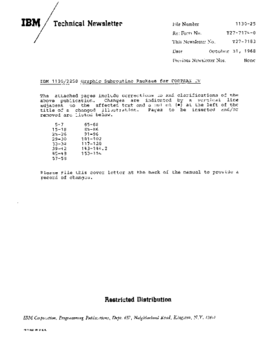 IBM Y27-7193 gfxPLMupd  IBM 2250 Y27-7193_gfxPLMupd.pdf