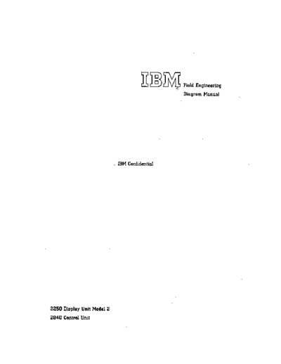 IBM Z27-2069-1 2250 Model 2 Diagrams Sep67  IBM 2250 Z27-2069-1_2250_Model_2_Diagrams_Sep67.pdf