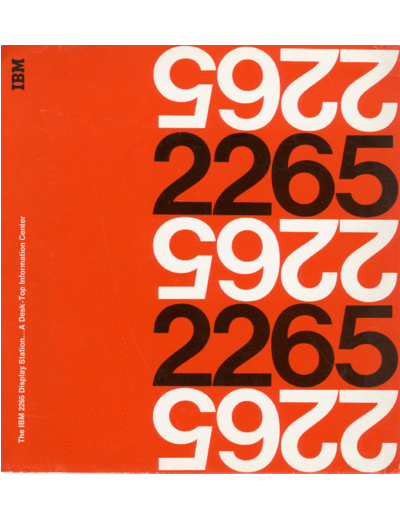 IBM 520-2058-1 2265 Brochure  IBM 2265 520-2058-1_2265_Brochure.pdf