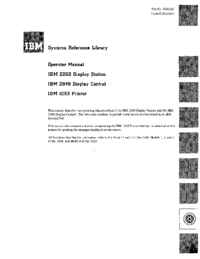 IBM C20-1688-1 2260 Operator Manual Jul68  IBM 2260 C20-1688-1_2260_Operator_Manual_Jul68.pdf