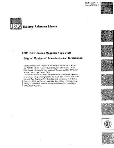 IBM A22-6862-4 2400 Series Magnetic Tape Units OEM  IBM 24xx A22-6862-4_2400_Series_Magnetic_Tape_Units_OEM.pdf