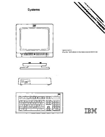 IBM GA18-2317-1 IBM 3184 ASCII Color Display Station Description Jan86  IBM 31xx GA18-2317-1_IBM_3184_ASCII_Color_Display_Station_Description_Jan86.pdf
