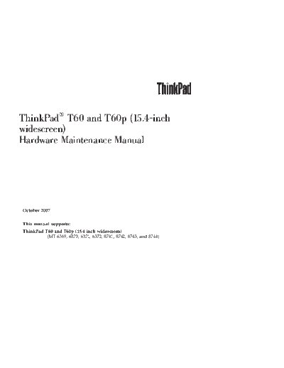 IBM t60-widescreen-t60p-widescreen  IBM thinkpad t60-widescreen-t60p-widescreen.pdf