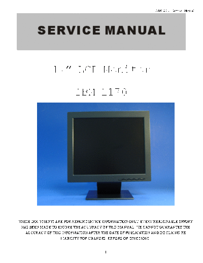 IBM IBM L170 [SM]  IBM Monitor IBM_L170_[SM].pdf