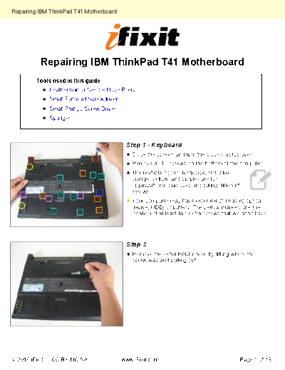 IBM Repairing-Motherboard-2919  IBM IBM ThinkPad T41 Repairing-Motherboard-2919.pdf