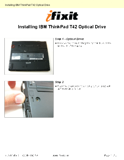 IBM Installing-Optical-Drive-3003  IBM IBM ThinkPad T42 Installing-Optical-Drive-3003.pdf