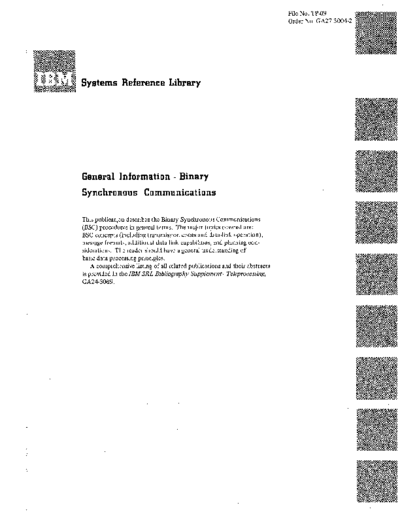 IBM GA27-3004-2 General Information Binary Synchronous Communications Oct70  IBM datacomm GA27-3004-2_General_Information_Binary_Synchronous_Communications_Oct70.pdf