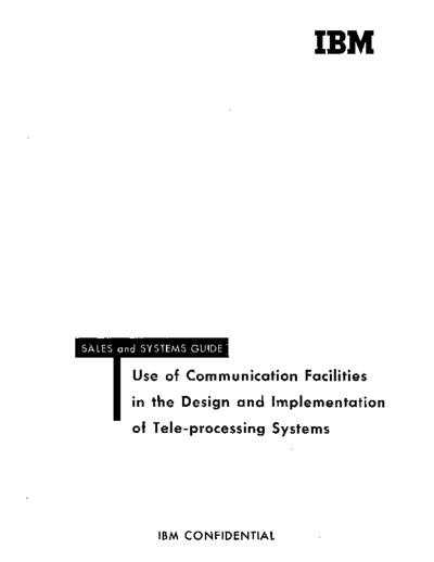 IBM Z20-1700-0 Use of Communication Facilities in the Design and Implementation of Tele-processing Syste  IBM datacomm Z20-1700-0_Use_of_Communication_Facilities_in_the_Design_and_Implementation_of_Tele-processing_Systems.pdf