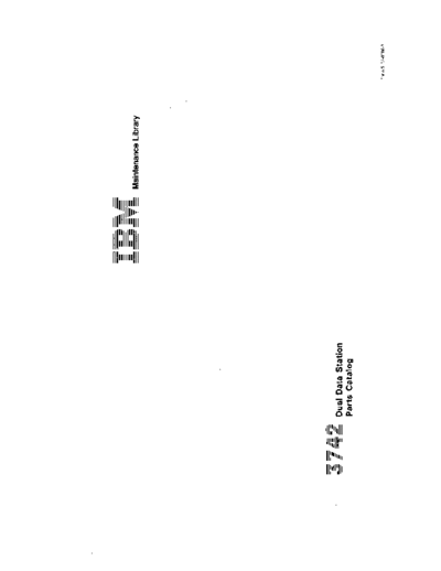 IBM S131-0586-2 3742 Parts Catalog Jul76  IBM floppy S131-0586-2_3742_Parts_Catalog_Jul76.pdf