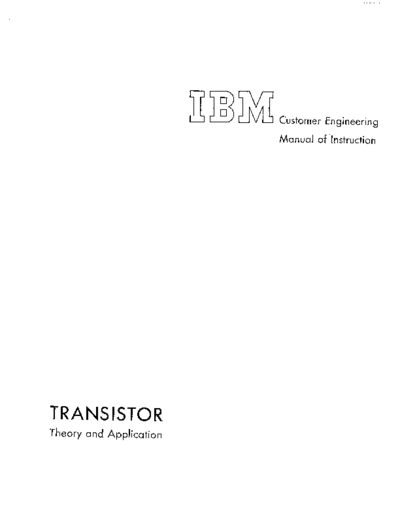IBM 223-6783-1 transistorTheory  IBM generalInfo 223-6783-1_transistorTheory.pdf
