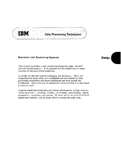 IBM C20-8060 Document and Accounting Controls 1963  IBM generalInfo C20-8060_Document_and_Accounting_Controls_1963.pdf