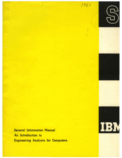 IBM F20-8077 An Introduction to Engineering Analysis for Computers 1961  IBM generalInfo F20-8077_An_Introduction_to_Engineering_Analysis_for_Computers_1961.pdf
