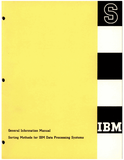 IBM F28-8001 Sorting Methods Gen Info Man 1958  IBM generalInfo F28-8001_Sorting_Methods_Gen_Info_Man_1958.pdf