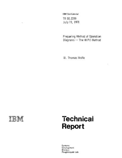 IBM TR00.2209 Preparing Method of Operation Diagrams - The HIPO Method Jul71  IBM generalInfo TR00.2209_Preparing_Method_of_Operation_Diagrams_-_The_HIPO_Method_Jul71.pdf