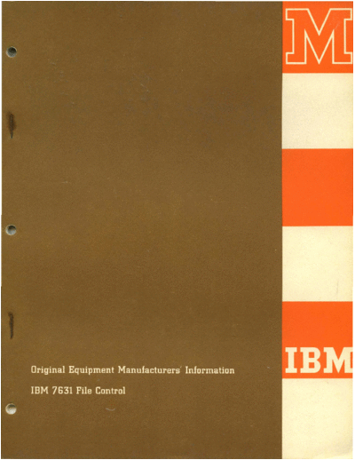 IBM A22-6725 7631 File Control OEM Feb63  IBM dasd A22-6725_7631_File_Control_OEM_Feb63.pdf
