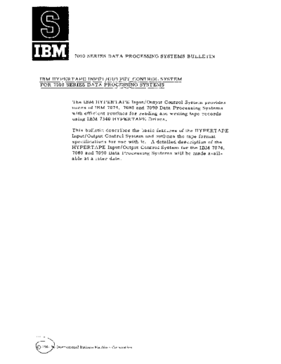 IBM J28-6153 Hypertape IOCS Sep61  IBM magtape J28-6153_Hypertape_IOCS_Sep61.pdf