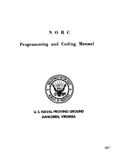 IBM NORC Programming Manual  IBM norc NORC_Programming_Manual.pdf