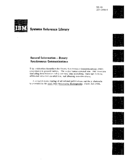 IBM A27-3004-0 bisyncGenDescr  IBM datacomm A27-3004-0_bisyncGenDescr.pdf