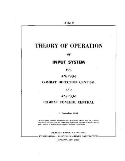 IBM 3-52-0 Input System Dec58  IBM sage 3-52-0_Input_System_Dec58.pdf