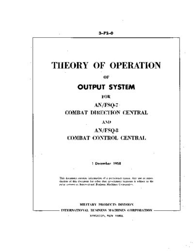 IBM 3-72-0 Output System Dec58  IBM sage 3-72-0_Output_System_Dec58.pdf