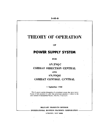 IBM 3-82-0 Power Supply System Sep58  IBM sage 3-82-0_Power_Supply_System_Sep58.pdf