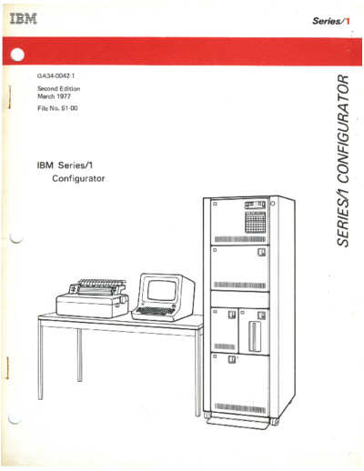 IBM GA34-0042-1 Series 1 Configurator Mar77  IBM series1 GA34-0042-1_Series_1_Configurator_Mar77.pdf